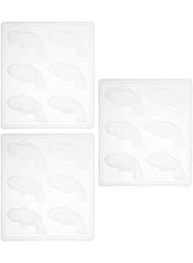 Fish Shaped Jelly Molds 3 Sets 6 Cavity DIY Rice Cake Chocolate Fondant Baking Supplies - Image 1