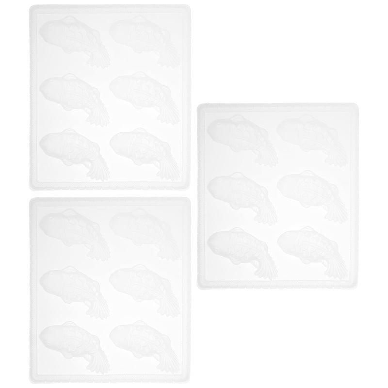 Fish Shaped Jelly Molds 3 Sets 6 Cavity DIY Rice Cake Chocolate Fondant Baking Supplies - Image 2