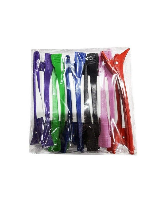 Osking Salon Hairdressing Sectioning Dividing Section Clips For Hair Styling (Multicolor Section Clips(Set Of 12Pcs)) - Image 3