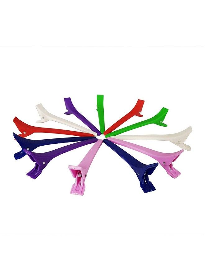 Osking Salon Hairdressing Sectioning Dividing Section Clips For Hair Styling (Multicolor Section Clips(Set Of 12Pcs)) - Image 2