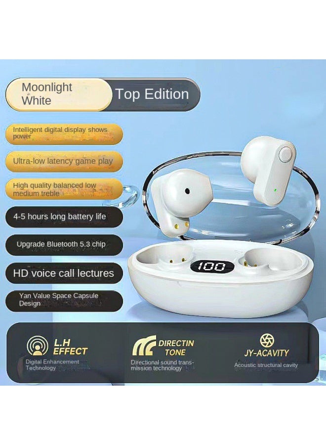 Neutral New Short Stem T89 Wireless Bluetooth Earphones 5.3 Long Battery Life High Sound Quality Wireless Earphones Direct - Image 1