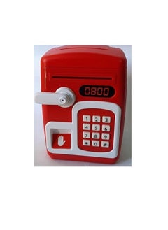 Generic PRO Piggy Bank for Kids Boys Girls Electronic, Money Bank with Password Lock Cash Coin Auto Scroll Saving Box, Mini ATM Coin Bank for Children Best Birthday Gifts, Iron Style  - Image 2