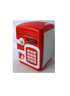 Generic PRO Piggy Bank for Kids Boys Girls Electronic, Money Bank with Password Lock Cash Coin Auto Scroll Saving Box, Mini ATM Coin Bank for Children Best Birthday Gifts, Iron Style  - Image 3