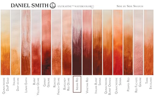 Daniel Smith Extra Fine Watercolor Paint, 15ml Tube, Indian Red, 284600044, 0.5 Fl Oz (Pack of 1) - Image 4