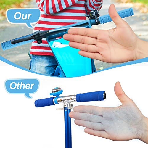 Coolrunner Bicycle Handle Bar Mushroom Grips BMX for Boys and Girls Bikes (Blue) - Image 5