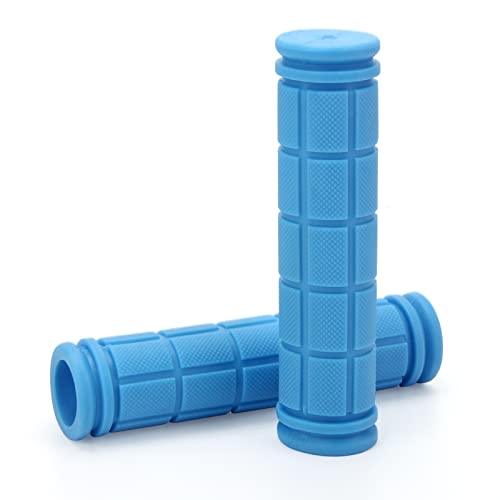 Coolrunner Bicycle Handle Bar Mushroom Grips BMX for Boys and Girls Bikes (Blue) - Image 1