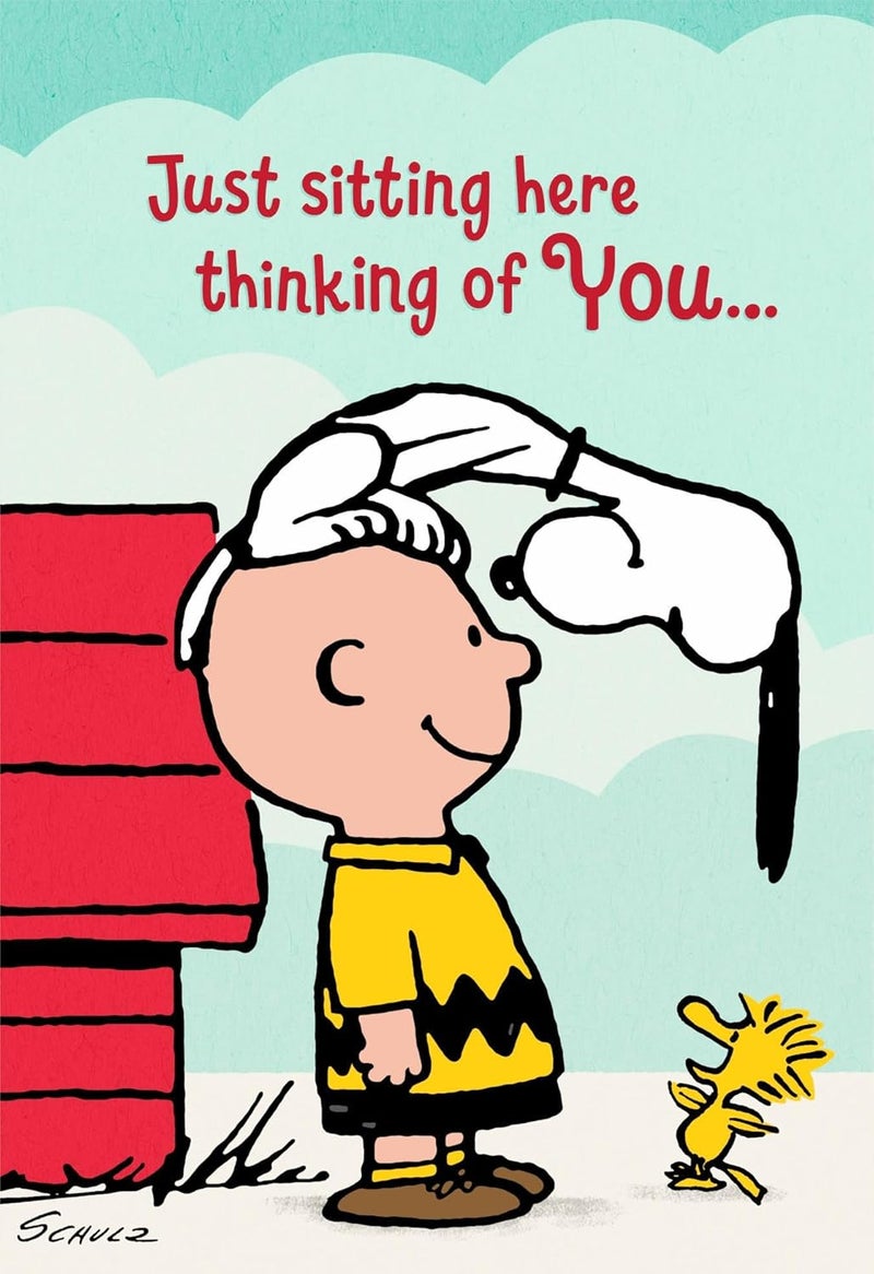 DaySpring  Peanuts  Thinking of You  4 Design Assortment With Scripture  12 Boxed Cards  Envelopes - Image 5