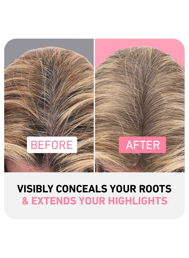 Boldify Hairline Root Touchup Powder For Instant Coverage – Conceals Thinning Edges And Gray Roots, Sweat And Rain Resistant, Dermatologist-Approved Scalp Safe Formula, Dark Brown (4G) - Image 3