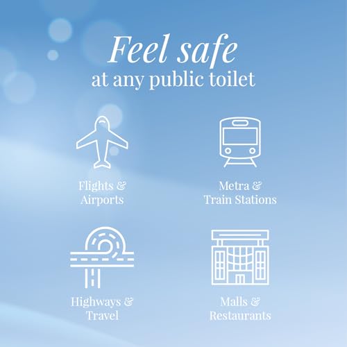 Origami Disposable Toilet Seat Covers Pack of 2 (Total 20 Sheets) | Water Resistant & Biodegradable | Hygienic Protection with No Direct Contact with Unsanitary Seats | Easy to Dispose & Eco-Friendly - Image 2