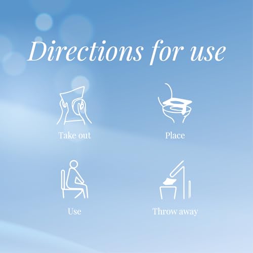 Origami Disposable Toilet Seat Covers Pack of 2 (Total 20 Sheets) | Water Resistant & Biodegradable | Hygienic Protection with No Direct Contact with Unsanitary Seats | Easy to Dispose & Eco-Friendly - Image 5