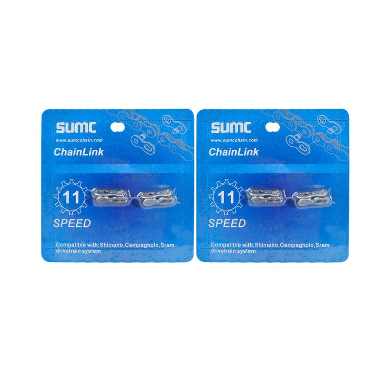Bibike 6/7/8/9/10/11/12 Speed Quick Link 4 Pairs Reusable Bicycle Chain Missing Link - Image 1