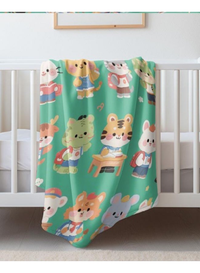 general Flannel thin blanket (warm and comfortable, suitable for sleep, gaming, dust removal and sandproof) 150cm*200cm - 639 - Image 5