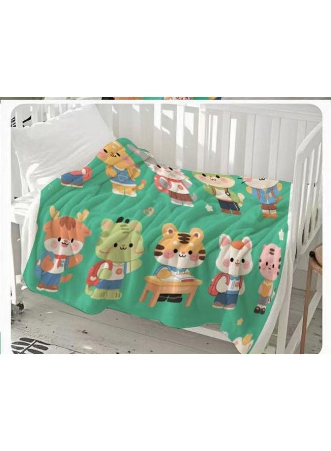 general Flannel thin blanket (warm and comfortable, suitable for sleep, gaming, dust removal and sandproof) 150cm*200cm - 639 - Image 3