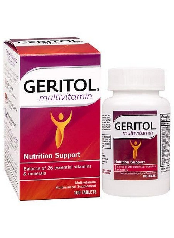 Geritol Multivitamin Nutritional Support - 100 Tablets - Image 1