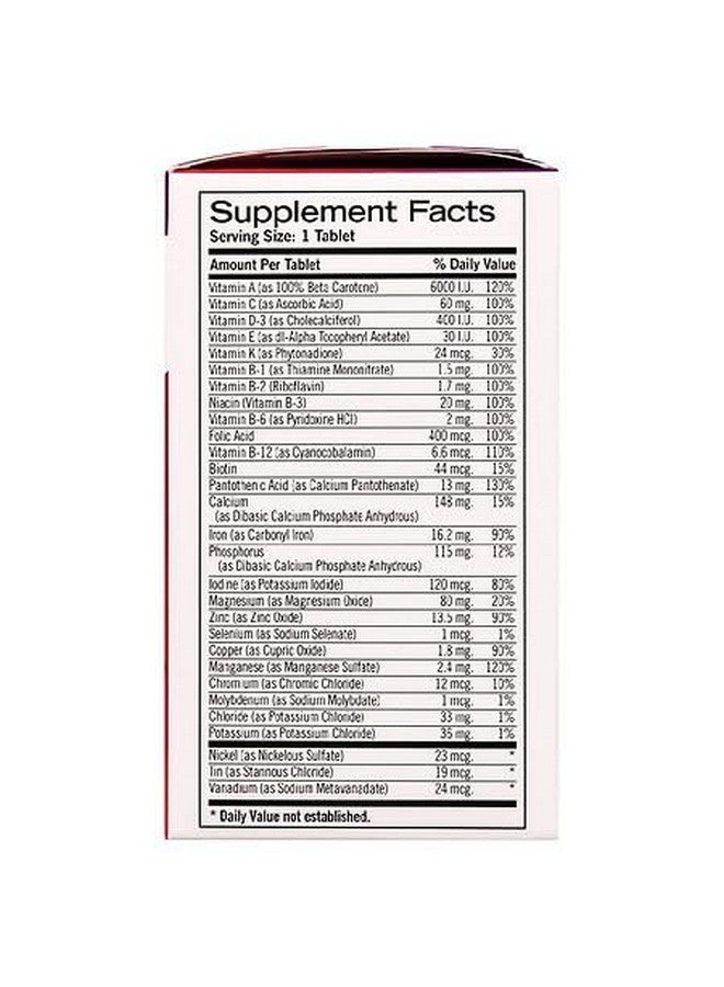 Geritol Multivitamin Nutritional Support - 100 Tablets - Image 5