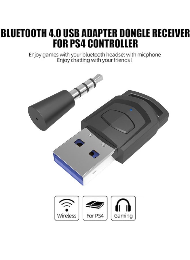 Generic - PS4 Bluetooth Adapter Converter 5.0 Audio Receiver PC PS5 Wireless Headphone Transmitter For PS5 Host/Airpods/PS4 Host Bluetooth Earphones/PC Host/Bluetooth Speaker/Laptop/Sports Bluetooth Earphones - Image 1