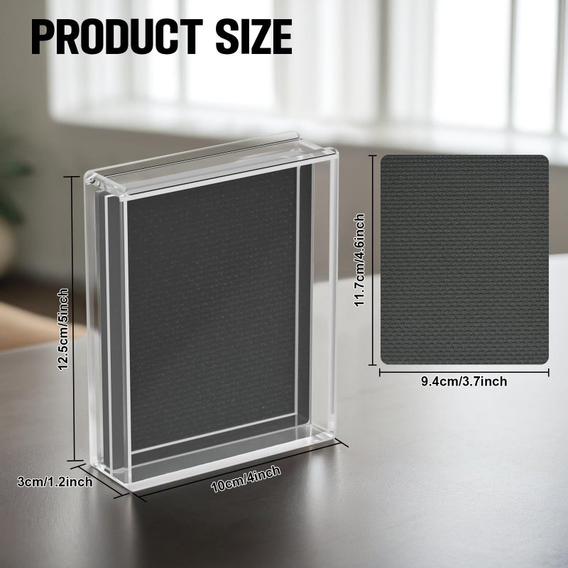 Homakover Acrylic Badge Display Case, Dustproof Badge Collection Display Box, Shadow Box for Policeman, Fire Badges (1 Pc) - Image 2