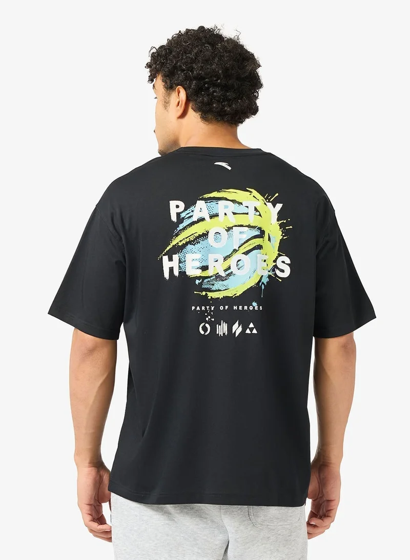 ANTA Short Sleeve  knitted  - Campus Basketball