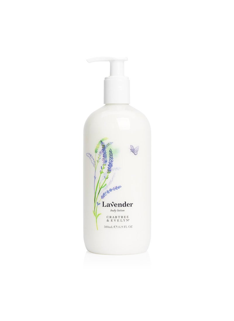 Crabtree & Evelyn - Crabtree & Evelyn Body Lotion Lavender, 16.9 Fl Oz - Image 1