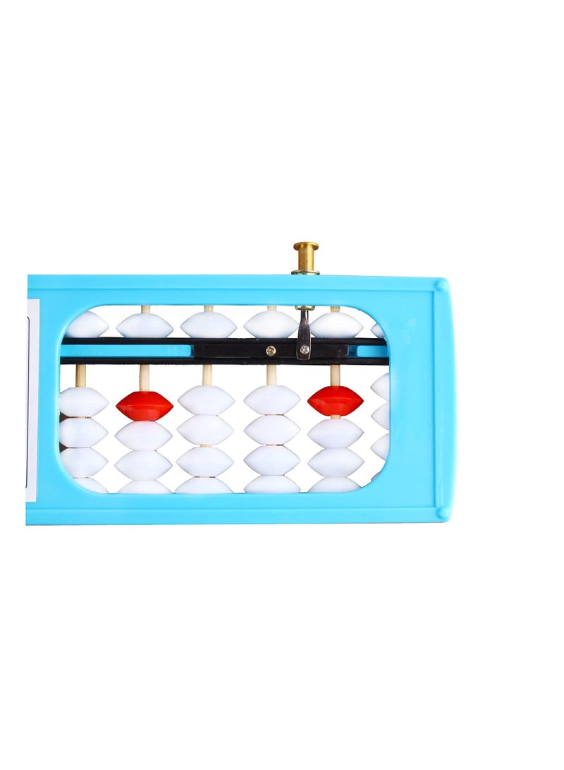 SYOSI Bead Arithmetic Abacus, 13-Column Counting Abacus with Reset Button Math Learning Aid Educational Counting Toy Math Learning Tool Calculation Abacus Beaded Arithmetic Toy for Students Accountants - Image 4