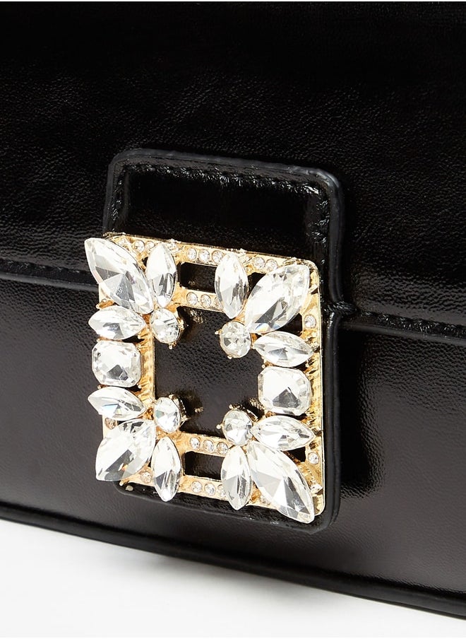 Flora Bella By Shoexpress Embellished Crossbody Bag  - Image 3