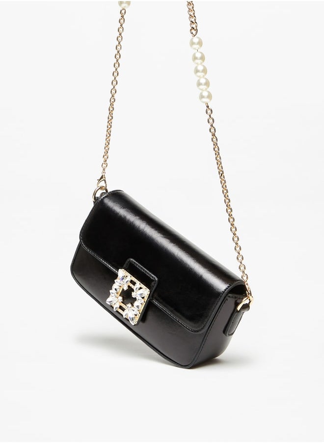 Flora Bella By Shoexpress Embellished Crossbody Bag  - Image 2