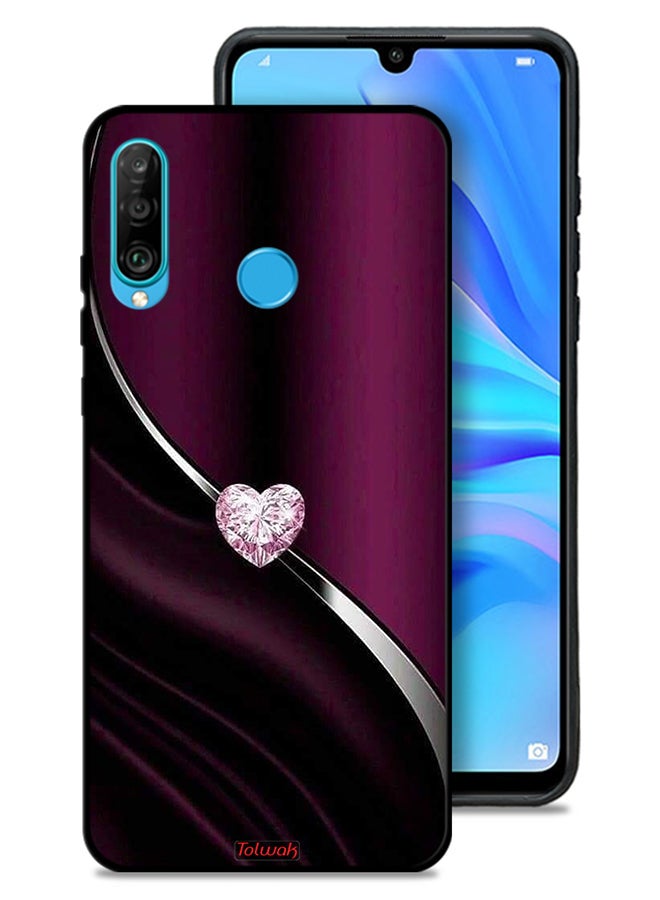 Tolwak Huawei P30 lite Protective Case Cover Diamond Heart - Image 1