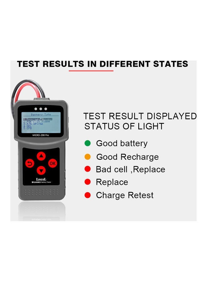 NIBEMINENT Car Battery Tester Multicolor 11x5x6cm - Image 4