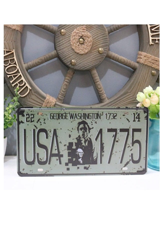 Generic Vintage Design Car Metal License Plate  - Image 1