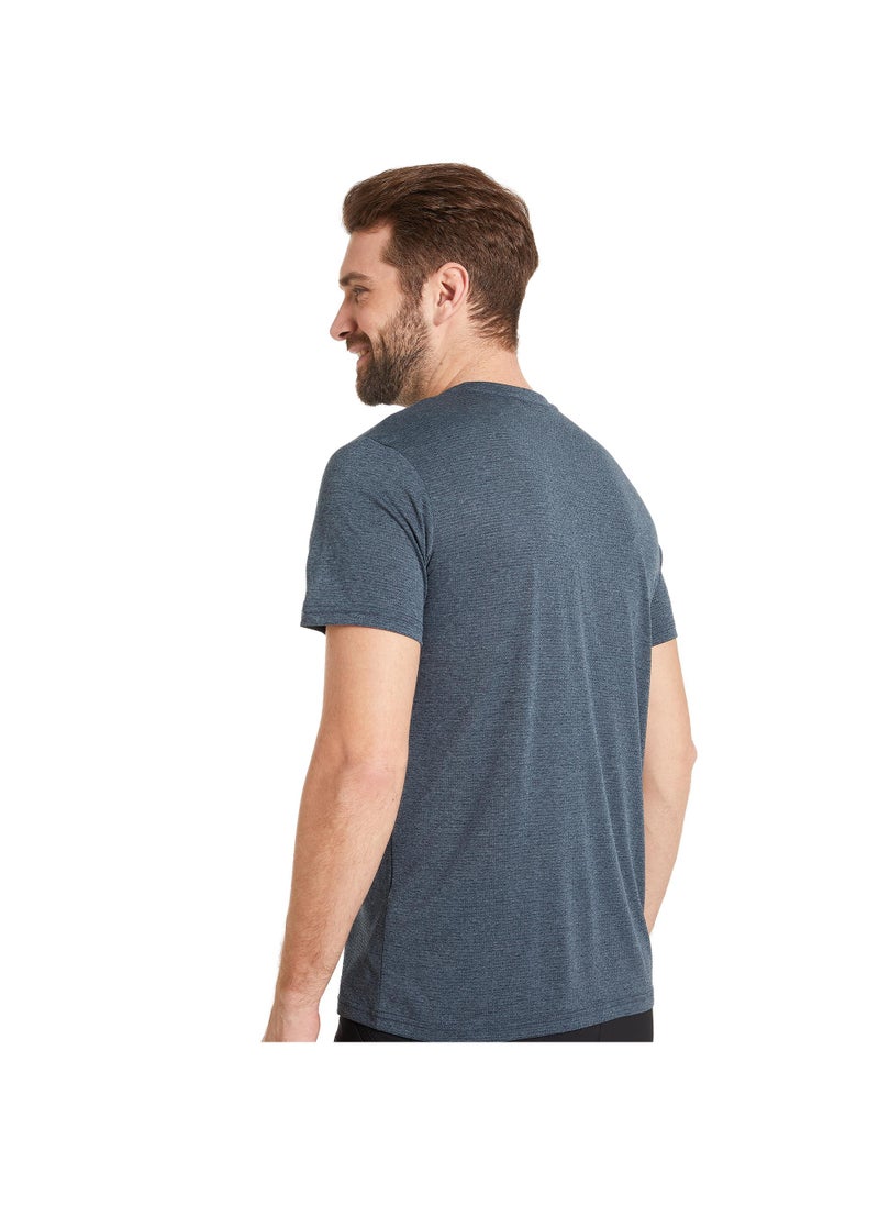 Outventure Outventure Men’s Grey T-Shirt – Lightweight, Breathable Fabric, Classic Fit, Soft & Comfortable for Outdoor & Casual Wear  - Image 2