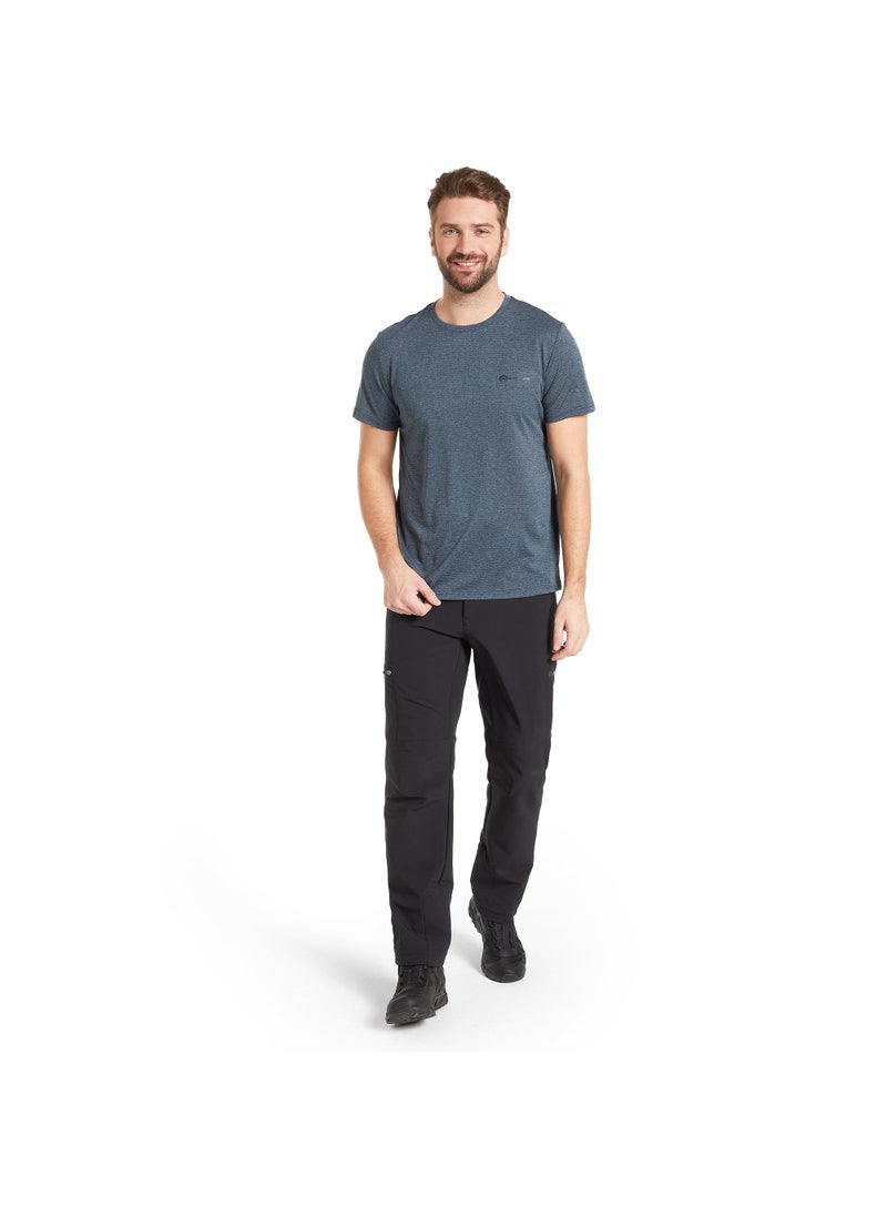Outventure Outventure Men’s Grey T-Shirt – Lightweight, Breathable Fabric, Classic Fit, Soft & Comfortable for Outdoor & Casual Wear  - Image 3