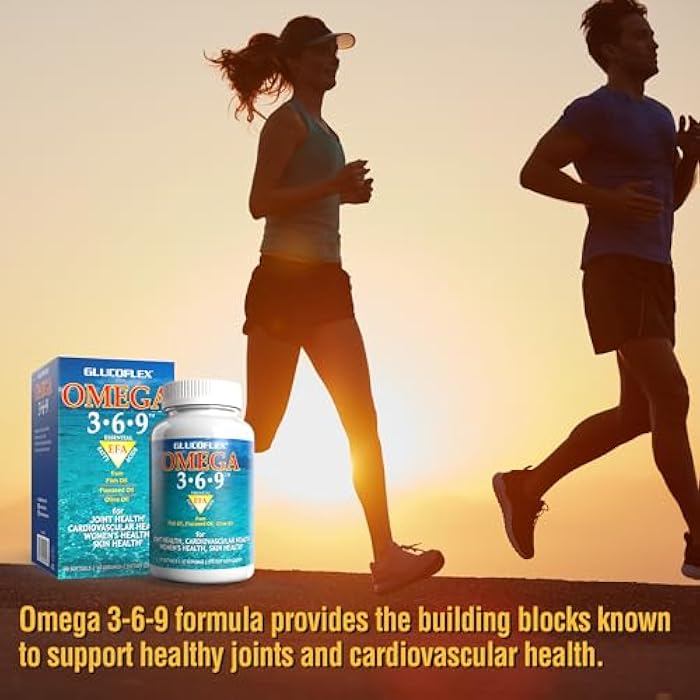 GLUCOFLEX vGlucoflex Omega 3-6-9, Omegas from EPA/DHA Fish Oil for Joint Health, 30 servings - Image 3