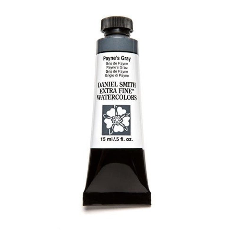 Daniel Smith 284600065 Extra Fine Watercolor 15ml Paint Tube Paynes Gray 05 Fl Oz Pack of 1