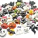 Chenkou Craft Random 50pcs Mix Lots Resin Flatback Flat Back Halloween Craft Embellishment Wizard Pumpkin Lantern Ghost Spider Skull CastleClear Box 50 - Image 2