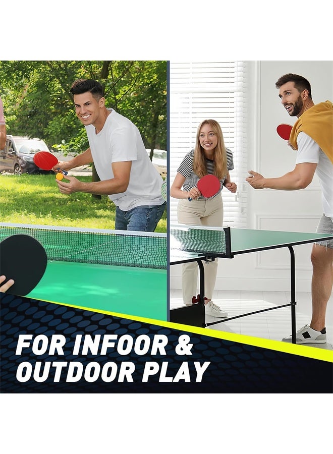 هومستر ملاعب تنس الطاولة مجموعة مع كرات بينغ بونغ وقضية ، ملاعب تنس الطاولة المحمولة ملاعب ممتازة ، تلعب في أي مكان - Image 4