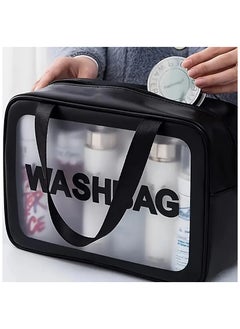 Generic Set of 3 pieces different sizes large medium and small womens cosmetic organizer waterproof cosmetic bag with zipper  - Image 4