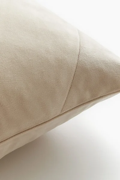 H&M Striped Velvet Cushion Cover