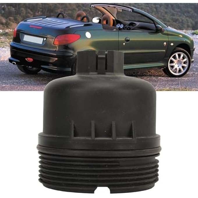 Haofy Motor Oil Filter Cover of Durable Plastic Housing Cap for 206 Flow rear Easy Installation for Car Enthusiasts - Image 3