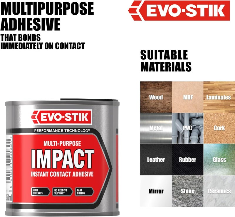 EVO-STIK Impact Adhesive - 250ml - Image 5