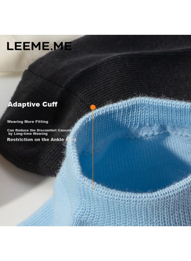 Leeme.me Grain Rice socks Women Spring Summer Ladies Socks Plain Short Socks Women Breathable Boat Socks 6 Colors One Size - Image 2