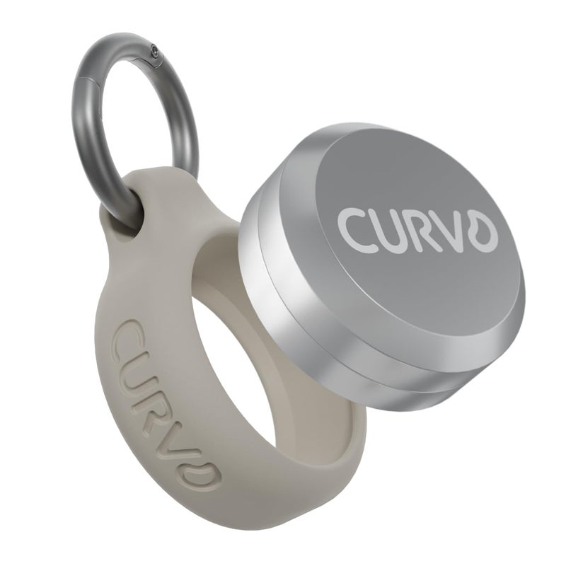 حافظة سفر CURVD المتميزة لحمل الأدوية حافظة مفاتيح متينة منظم حبوب السفر صندوق حبوب صغير مقاوم للماء لحبوب الأذن والمجوهرات متوافق مع Loop Vibes Eargasm