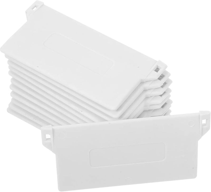 Blinds Replacement Slats Hangers 60 Pcs 89Mm Plastic Curtain Bottom Plates Vertical Blinds Accessories Replacement Base for Living Room Bedroom Study - Image 3