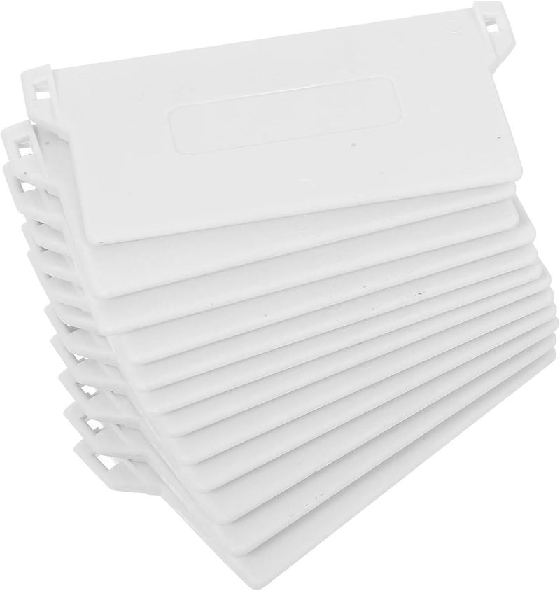 Blinds Replacement Slats Hangers 60 Pcs 89Mm Plastic Curtain Bottom Plates Vertical Blinds Accessories Replacement Base for Living Room Bedroom Study - Image 1