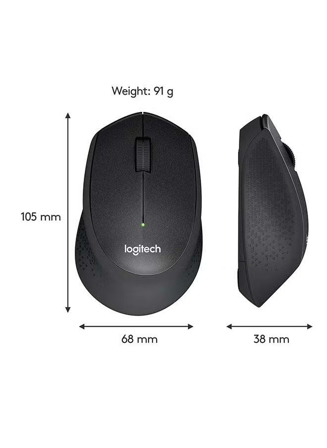 لوجيتيك ماوس M330 ماوس لاسلكي صامت أسود  - Image 2
