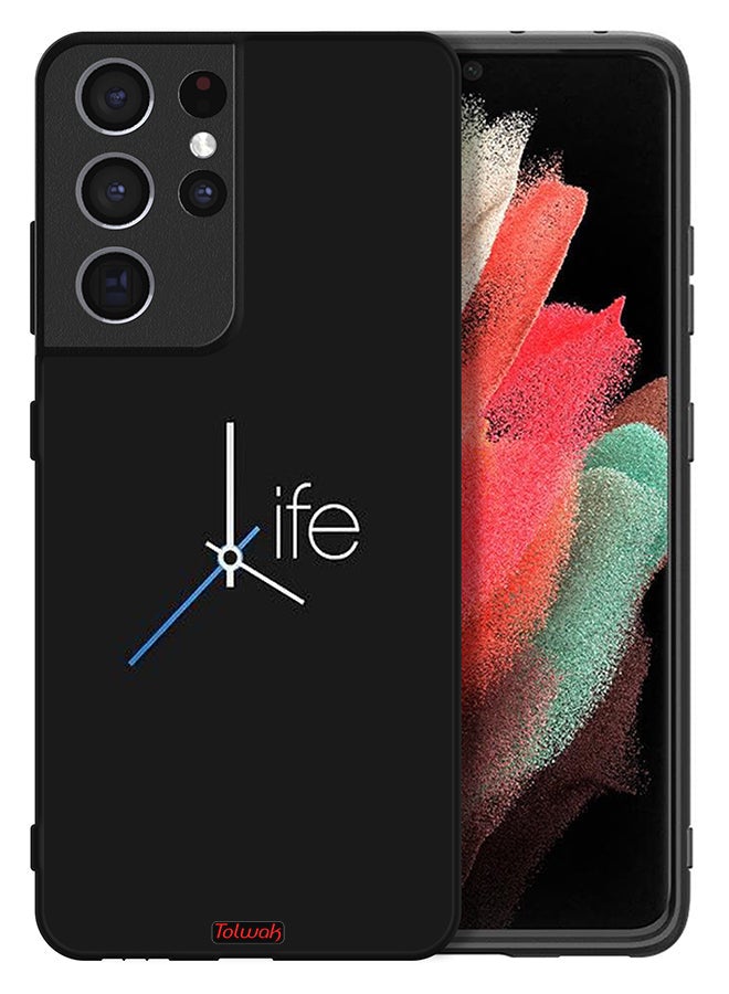 Tolwak Samsung Galaxy S21 Ultra 5G Protective Case Cover Life Clock - Image 2