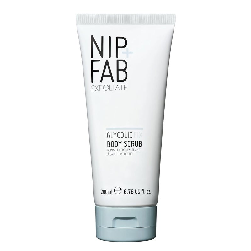 NIP+FAB NipFab Glycolic Fix Body Scrub 670 Fl Oz with Glycolic Acid Salicylic Acid Shea Butter Exfoliating and Moisturizing the Skin  Vegan Cruelty Free Sulphate Free 