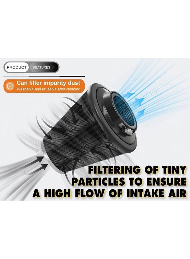 TOPRAMETAL فلتر هواء لدرجات هارلي سبورتستر ستريت رود جلايد كينغ لدراجة هارلي ديفيدسون (نمط نيك - أسود، A-لنماذج سبورتستر XL) - Image 5