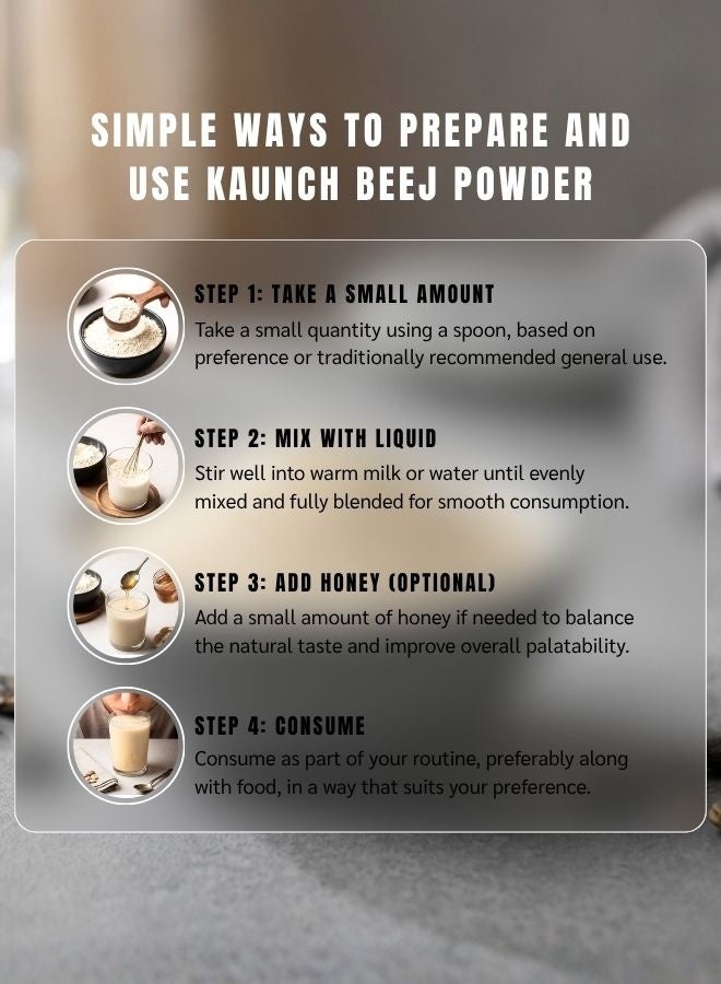 AWAFI MILL Kaunch Beej Powder 100g (3.5 Oz) - Mucuna pruriens Velvet Bean Botanical Seed Powder - Image 3