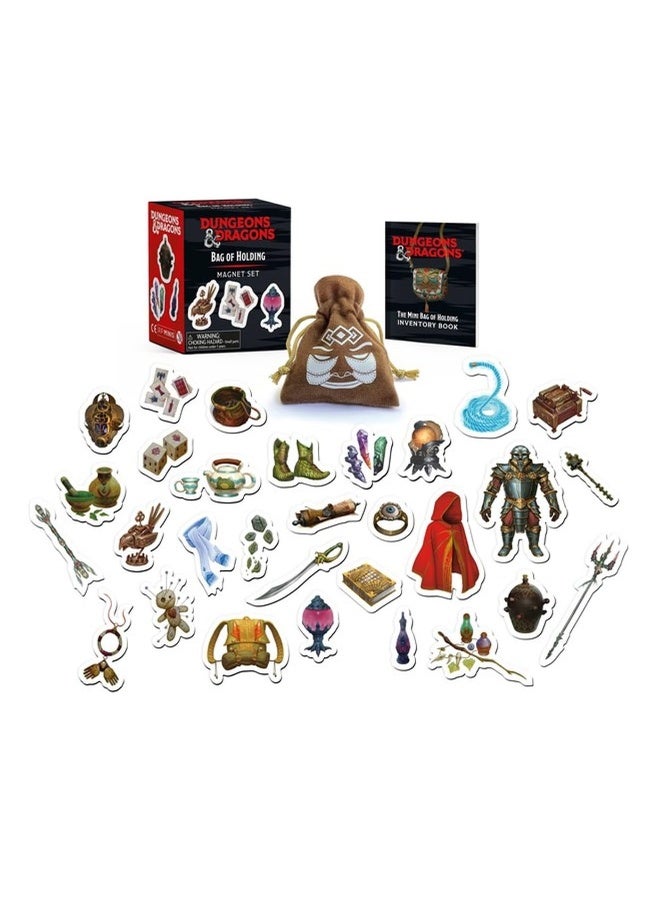 RUNNING PRESS MINI EDITIONS Dungeons & Dragons: Bag of Holding Magnet Set 
