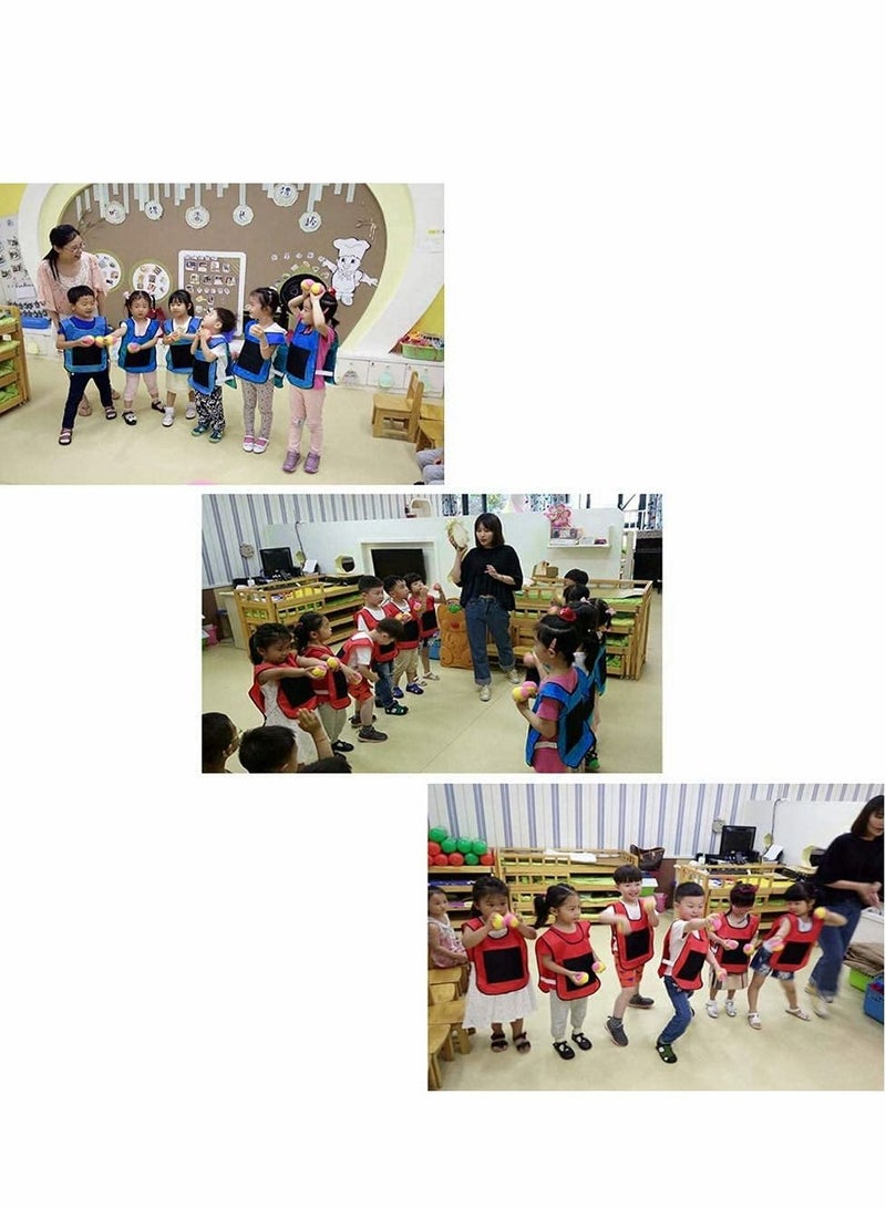 Excefore Dodgeball Game Set, 2 Sticky Target Vests with 10 Cotton Balls Throwing Parent-Child Interaction Playground Games Toy for Indoor Outdoor - Image 3